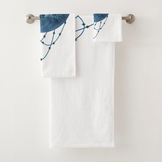 Sneeuwige Natuur van de Boom van de Bouw Bad Handdoek (Insitu)