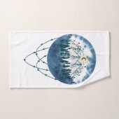 Sneeuwige Natuur van de Boom van de Bouw Bad Handdoek (Handdoek)