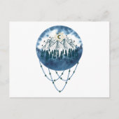 Sneeuwige Natuur van de Boom van de Bouw Briefkaart (Voorkant)