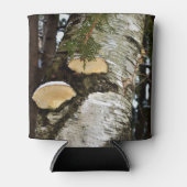 Sneeuwige paddenstoelen bij de vogelboom blikjeskoeler (Voorkant)