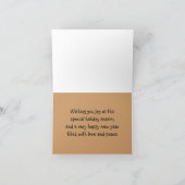 Sneeuwige, Sneeuwige Nachtkaarten Feestdagen Kaart (Binnen)