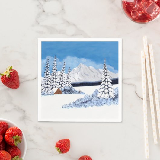 Sneeuwige Winter Servetten (Insitu)