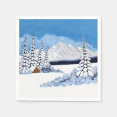 Sneeuwige Winter Servetten (Voorkant)