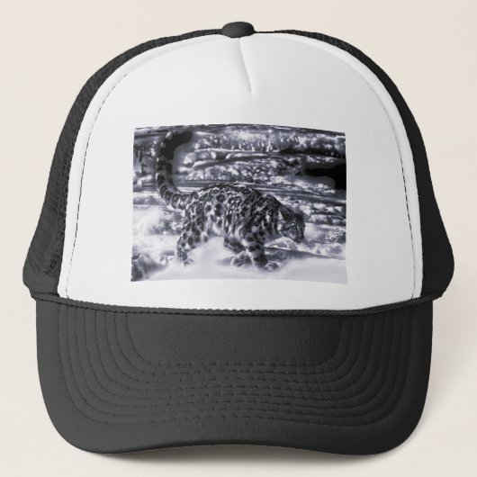 sneeuwjager 3 trucker pet (Voorkant)