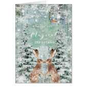 Sneeuwkaart voor kerst (Voorkant)