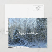 Sneeuwkaasboom Feestdagenkaart (Voorkant / Achterkant)