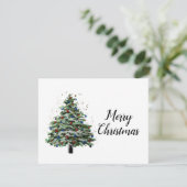 Sneeuwkaasboom Feestdagenkaart (Staand voorkant)