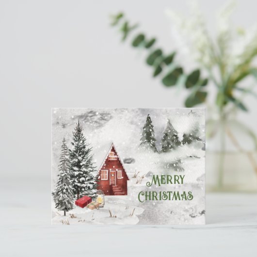 Sneeuwkajuitboom Briefkaart (Staand voorkant)