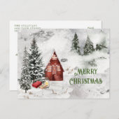 Sneeuwkajuitboom Briefkaart (Voorkant / Achterkant)