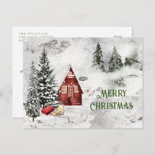 Sneeuwkajuitboom Briefkaart (Voorkant / Achterkant)