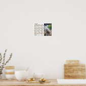 Sneeuwkalender 2016 DINA4-Poster Poster (Keuken)