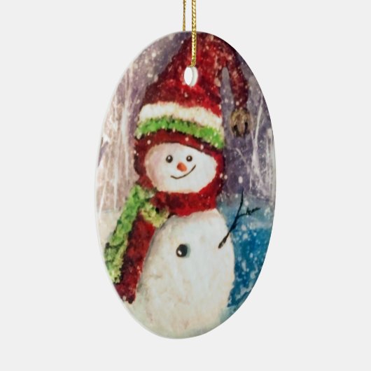 sneeuwkaneelvormig keramisch ornament (Rechts)