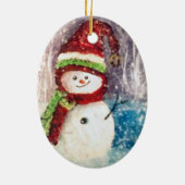 sneeuwkaneelvormig keramisch ornament (Achterkant)