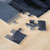 Sneeuwkanon, Sneeuwmachine die Sneeuw schieten Legpuzzel (Zijkant)