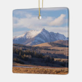 Sneeuwkap Berg Yellowstone Ornament (Links)