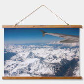 Sneeuwkapje bergwandtapijtfotografie hangend wandkleed (Voorkant)