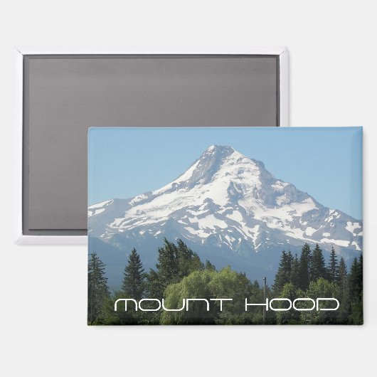 Sneeuwkapje Hood Landschap Magneet (Voorkant / Achterkant)