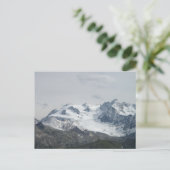 Sneeuwkapje Mont Blanc Briefkaart (Staand voorkant)