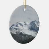 Sneeuwkapje Mont Blanc Keramisch Ornament (Rechts)