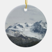 Sneeuwkapje Mont Blanc Keramisch Ornament (Voorkant)