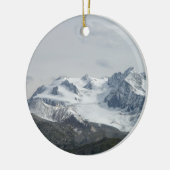 Sneeuwkapje Mont Blanc Keramisch Ornament (Links)