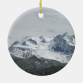 Sneeuwkapje Mont Blanc Keramisch Ornament (Achterkant)