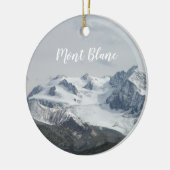 Sneeuwkapje Mont Blanc Ornament (Links)