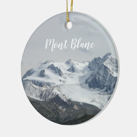 Sneeuwkapje Mont Blanc Ornament (Links)