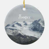 Sneeuwkapje Mont Blanc Ornament (Achterkant)