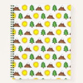 Sneeuwkapper Bine Boom Zonnekamp buiten Notitieboek (Voorkant)