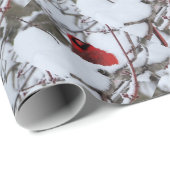 Sneeuwkardinaal Cadeaupapier (Rol Hoek)