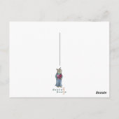 Sneeuwkat Briefkaart (Achterkant)