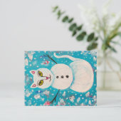 SneeuwKat Briefkaart (Staand voorkant)