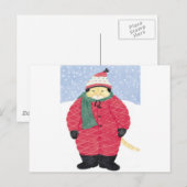 SNEEUWKAT BRIEFKAART (Voorkant / Achterkant)