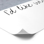 Sneeuwkat Poster (Hoek)