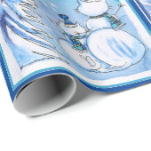 Sneeuwkatten Cadeaupapier (Rol Hoek)