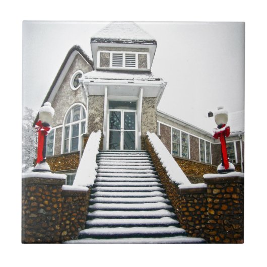 Sneeuwkerk Tegeltje (Voorkant)