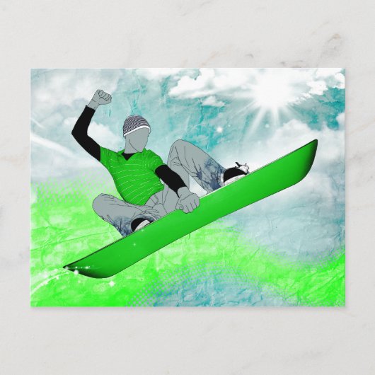 sneeuwkern. 1. briefkaart (Voorkant)