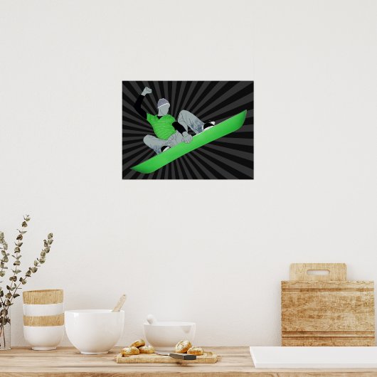 sneeuwkern. poster (Keuken)