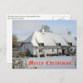 Sneeuwkerst briefkaart (Voorkant / Achterkant)