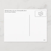 Sneeuwkerst briefkaart (Achterkant)