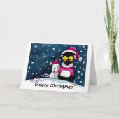 Sneeuwkerst! Feestdagen Kaart (Voorkant)