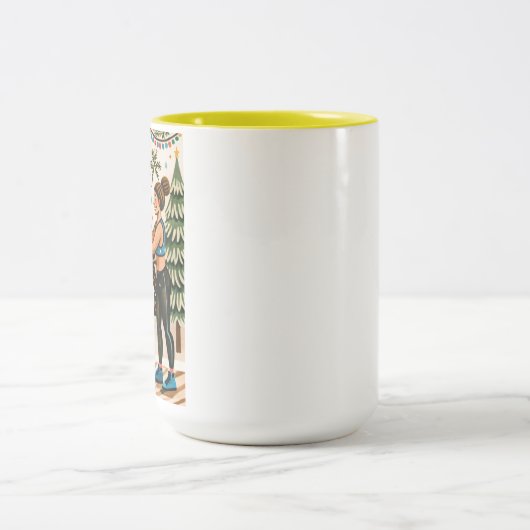 Sneeuwkerst Tweekleurige Koffiemok (Center)