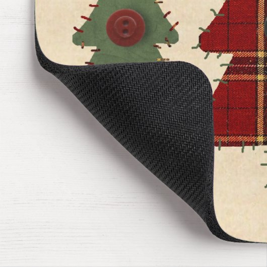 Sneeuwkerstboom Mousepad Muismat (Hoek)