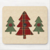 Sneeuwkerstboom Mousepad Muismat (Voorkant)