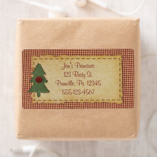 Sneeuwkerstboomvakantie - Business Label (Insitu)