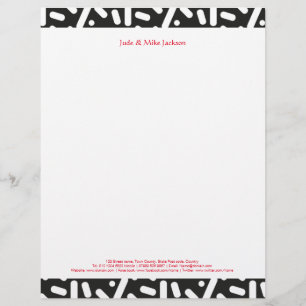 SneeuwkerstBriefpapier en cadeautjes Briefhoofd Sjabloon