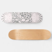 Sneeuwkerstfeest met een geweldige Floral Persoonlijk Skateboard (Horizontaal)