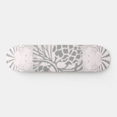 Sneeuwkerstfeest met een geweldige Floral Persoonlijk Skateboard (Horizontaal)