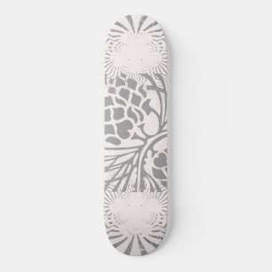 Sneeuwkerstfeest met een geweldige Floral Persoonlijk Skateboard